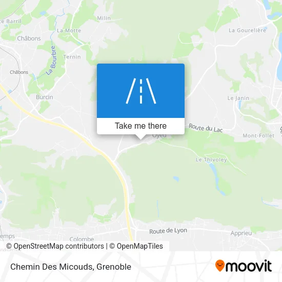 Chemin Des Micouds map