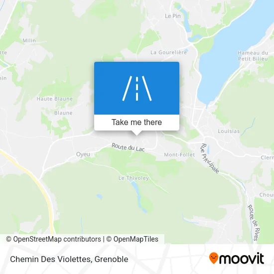 Chemin Des Violettes map