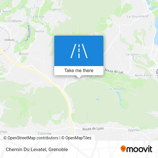 Chemin Du Levatel map