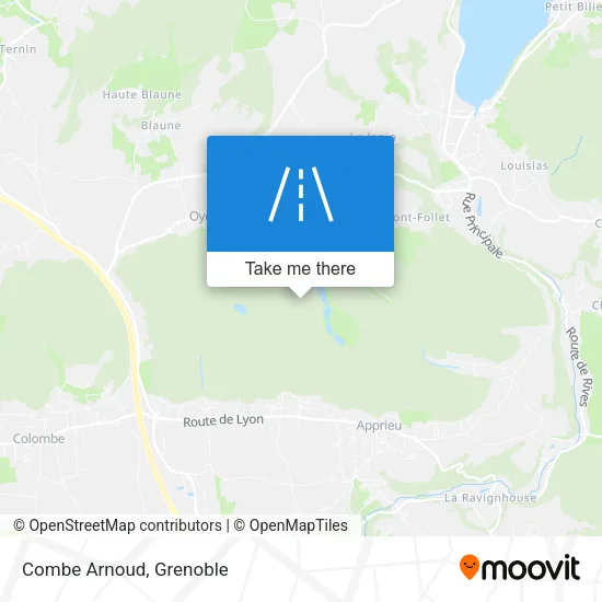 Combe Arnoud map