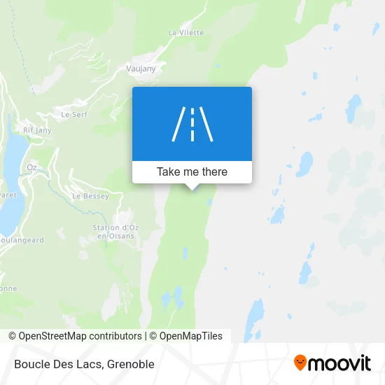 Boucle Des Lacs map