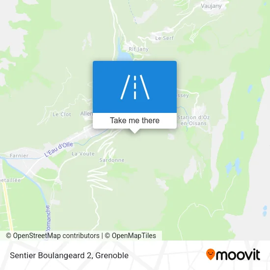 Sentier Boulangeard 2 map