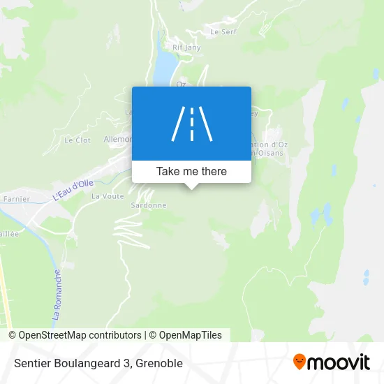 Sentier Boulangeard 3 map