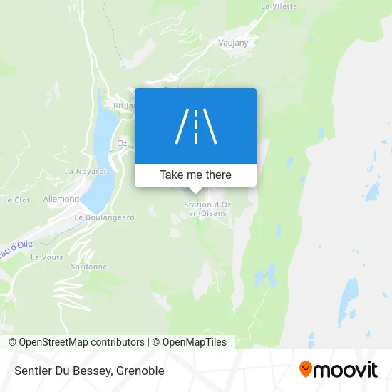 Sentier Du Bessey map