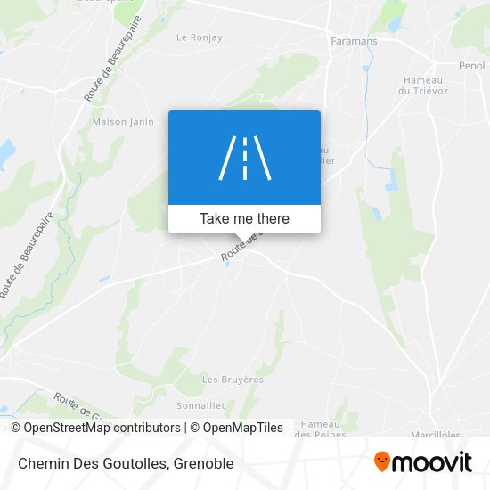 Chemin Des Goutolles map