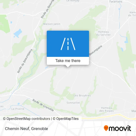 Chemin Neuf map