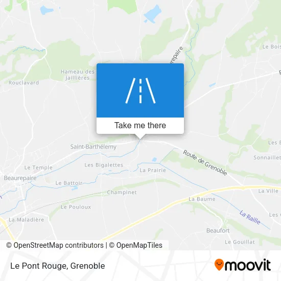 Le Pont Rouge map