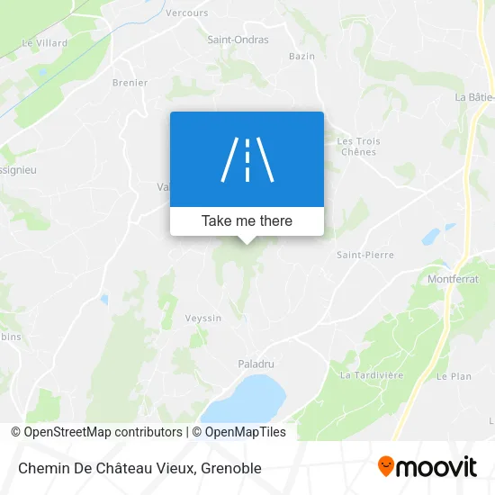 Chemin De Château Vieux map