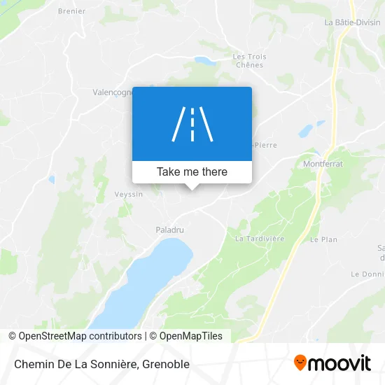 Chemin De La Sonnière map