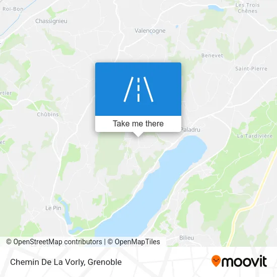 Chemin De La Vorly map