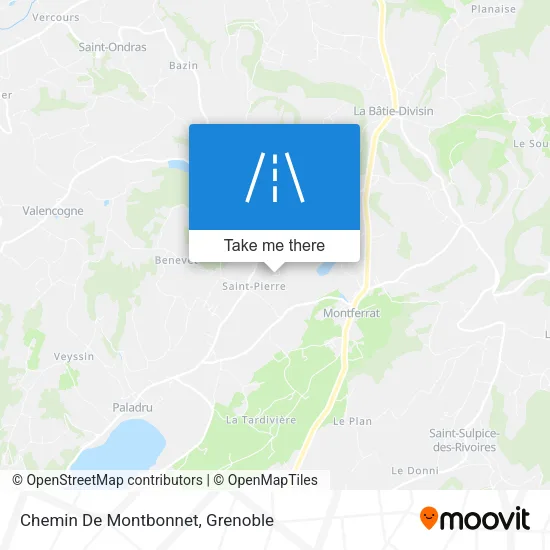 Chemin De Montbonnet map
