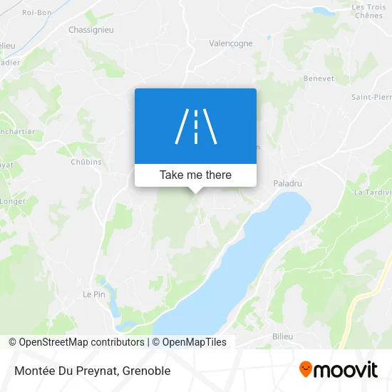 Montée Du Preynat map