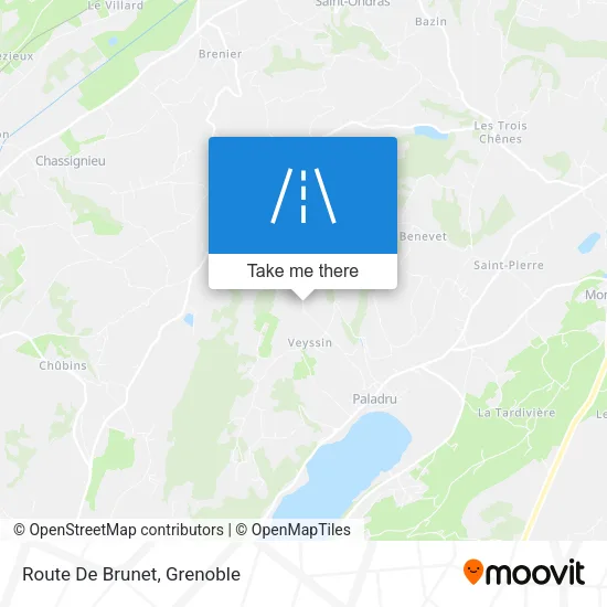 Route De Brunet map