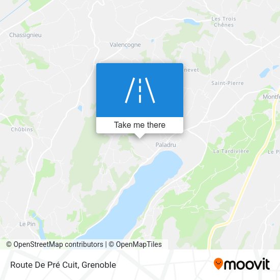 Route De Pré Cuit map