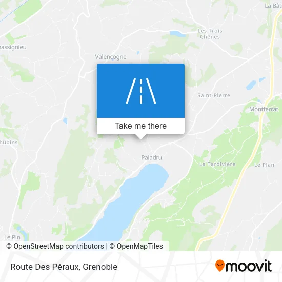 Route Des Péraux map