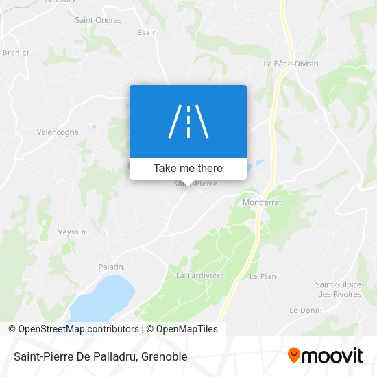 Saint-Pierre De Palladru map