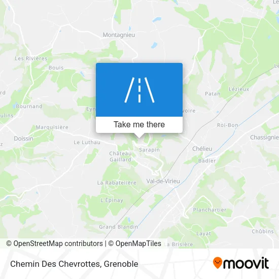 Chemin Des Chevrottes map