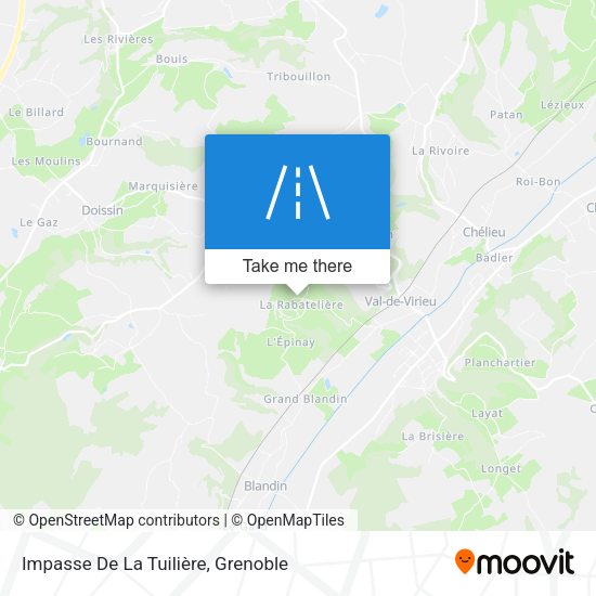 Impasse De La Tuilière map