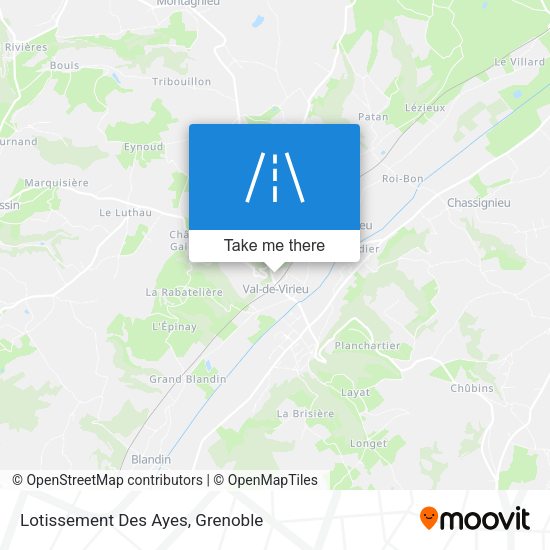 Lotissement Des Ayes map