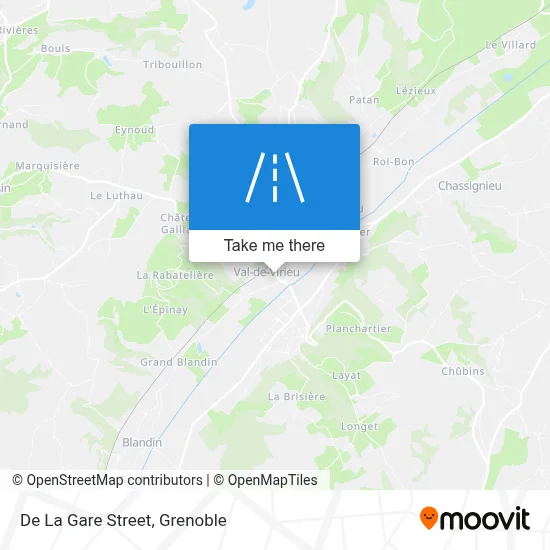 Rue De La Gare map