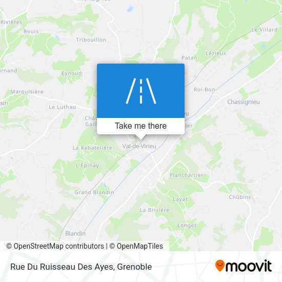Rue Du Ruisseau Des Ayes map