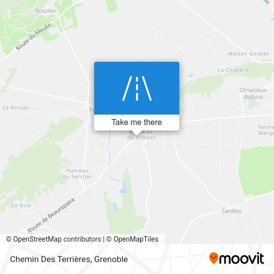 Chemin Des Terrières map