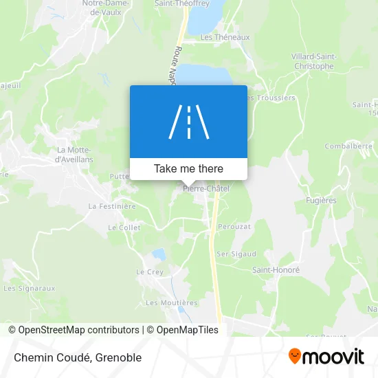 Chemin Coudé map