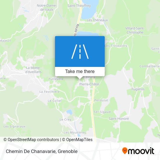 Chemin De Chanavarie map