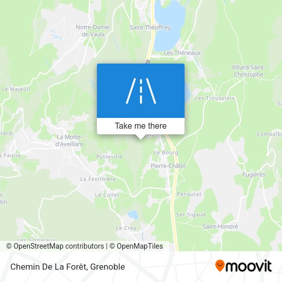 Chemin De La Forêt map