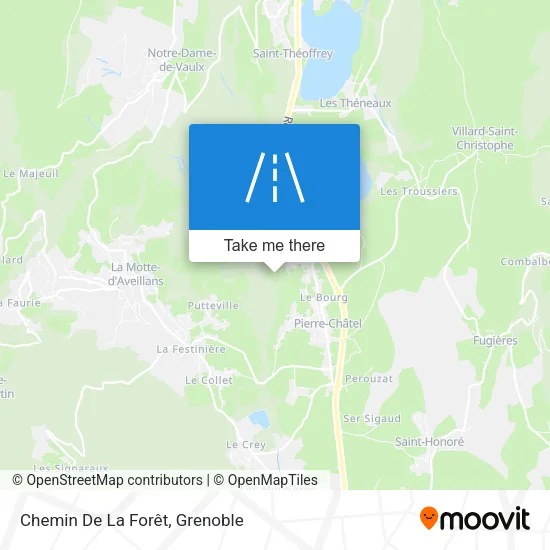 Chemin De La Forêt map