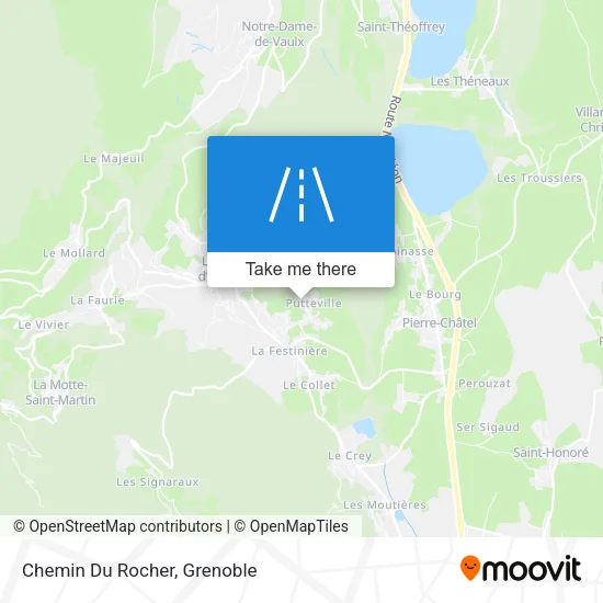 Chemin Du Rocher map