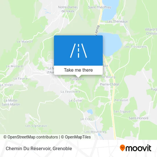 Chemin Du Réservoir map