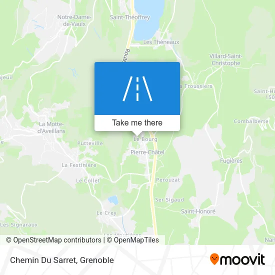 Chemin Du Sarret map