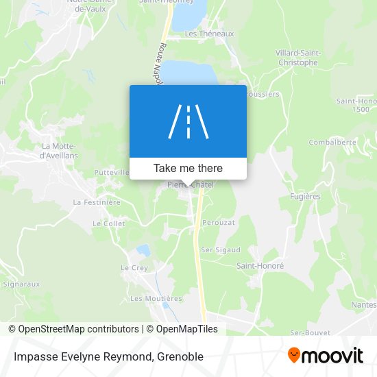 Impasse Evelyne Reymond map