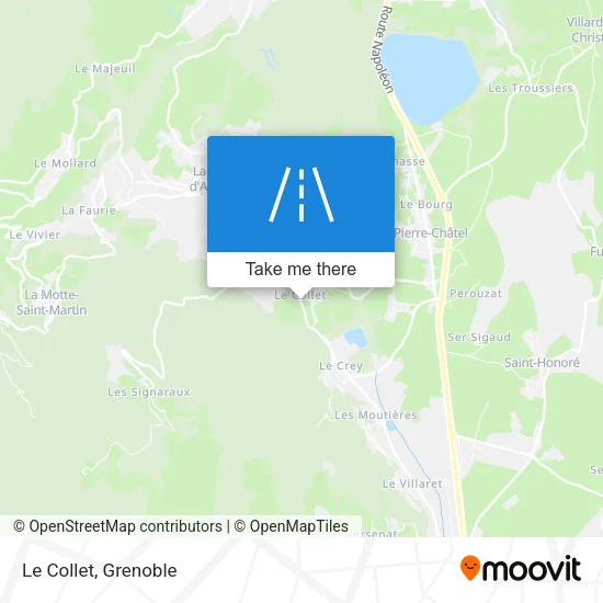 Le Collet map
