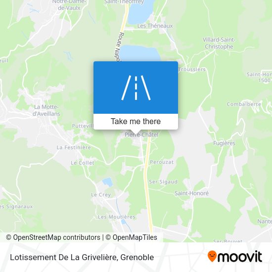 Lotissement De La Grivelière map