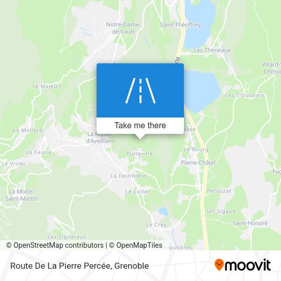 Route De La Pierre Percée map