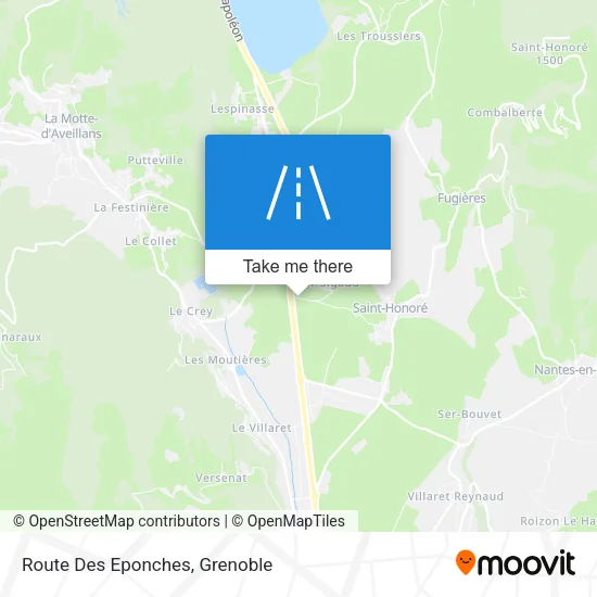 Route Des Eponches map