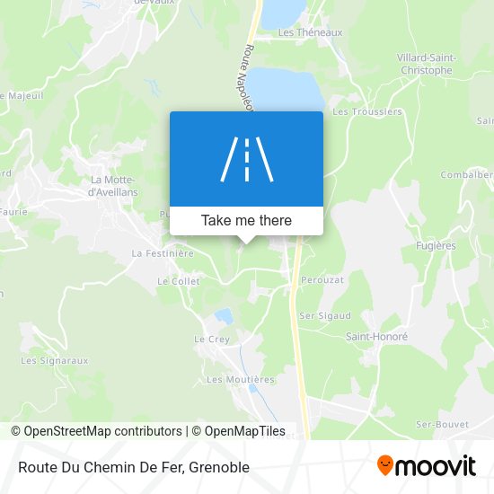 Route Du Chemin De Fer map