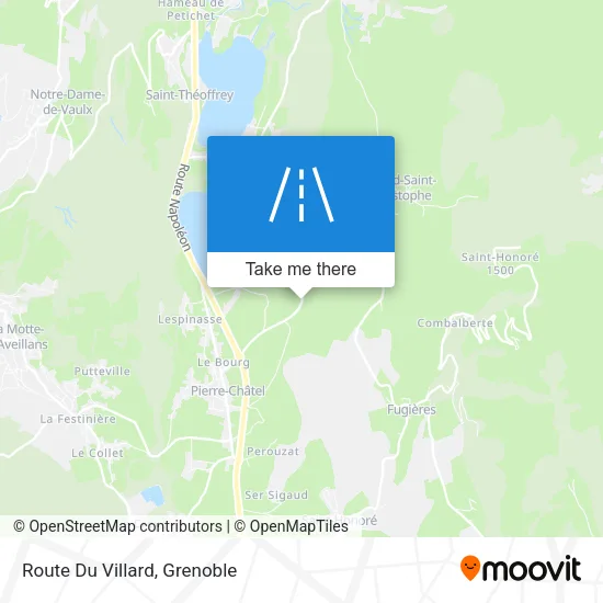 Route Du Villard map