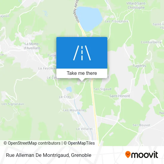 Rue Alleman De Montrigaud map