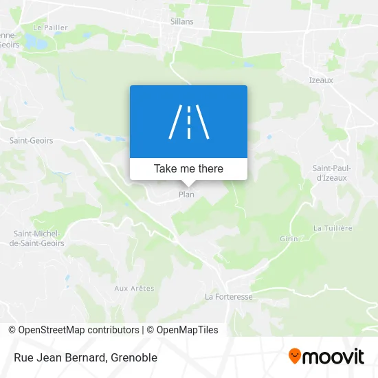 Rue Jean Bernard map