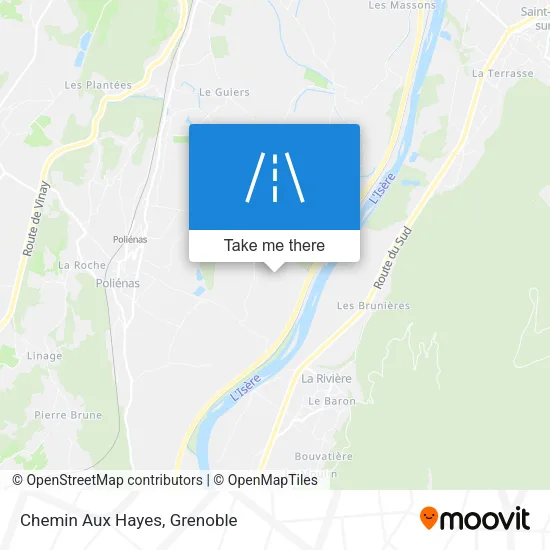 Chemin Aux Hayes map
