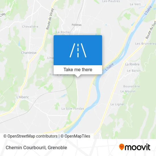 Chemin Courbouril map