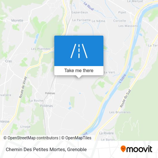 Chemin Des Petites Mortes map