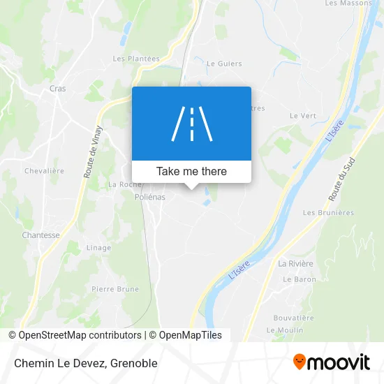 Chemin Le Devez map