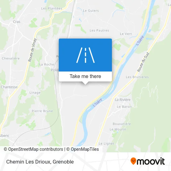 Chemin Les Drioux map