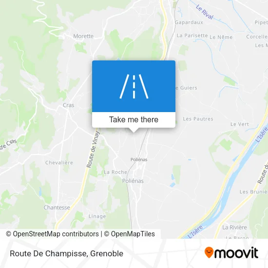 Route De Champisse map