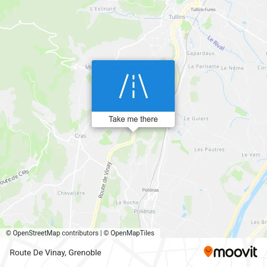 Route De Vinay map