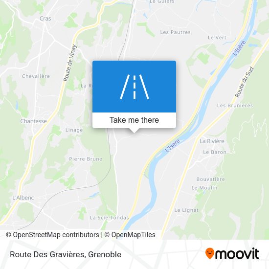Route Des Gravières map